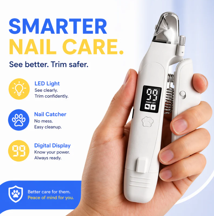 LED Nail Clipper & Nail Grinder